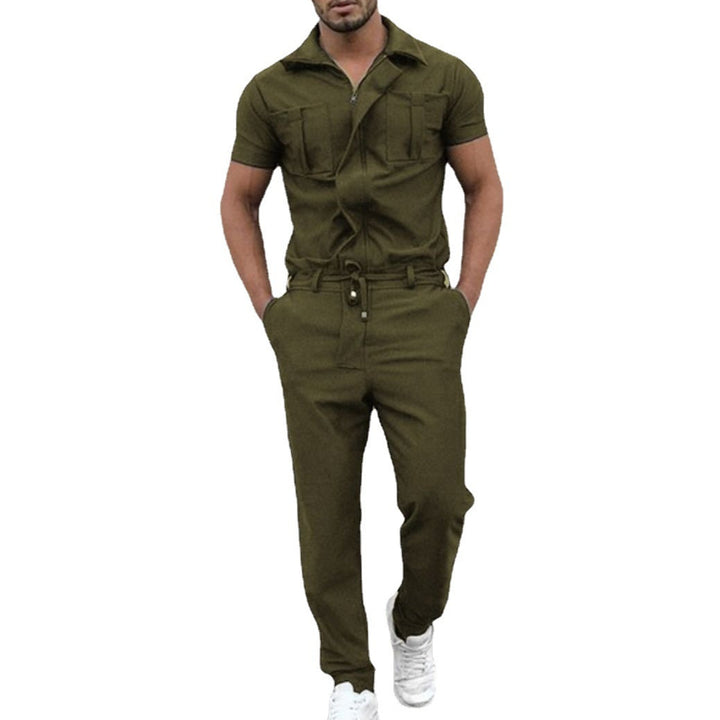 Damen Overall mit praktischen Taschen und elastischem Bund Aliams