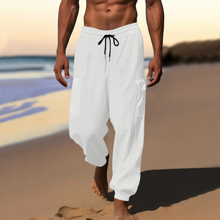 Herren Cargo-Hose mit elastischem Bund und praktischen Seitentaschen Aliams