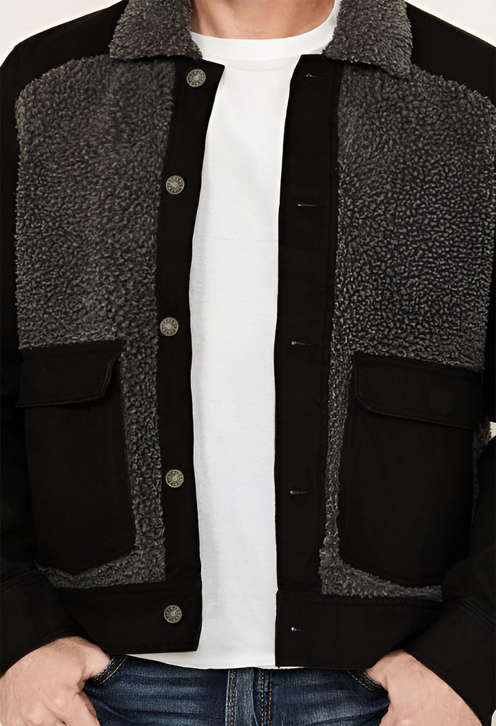 Herren Flanell-Jacke mit gewobenem Innenfutter Aliams