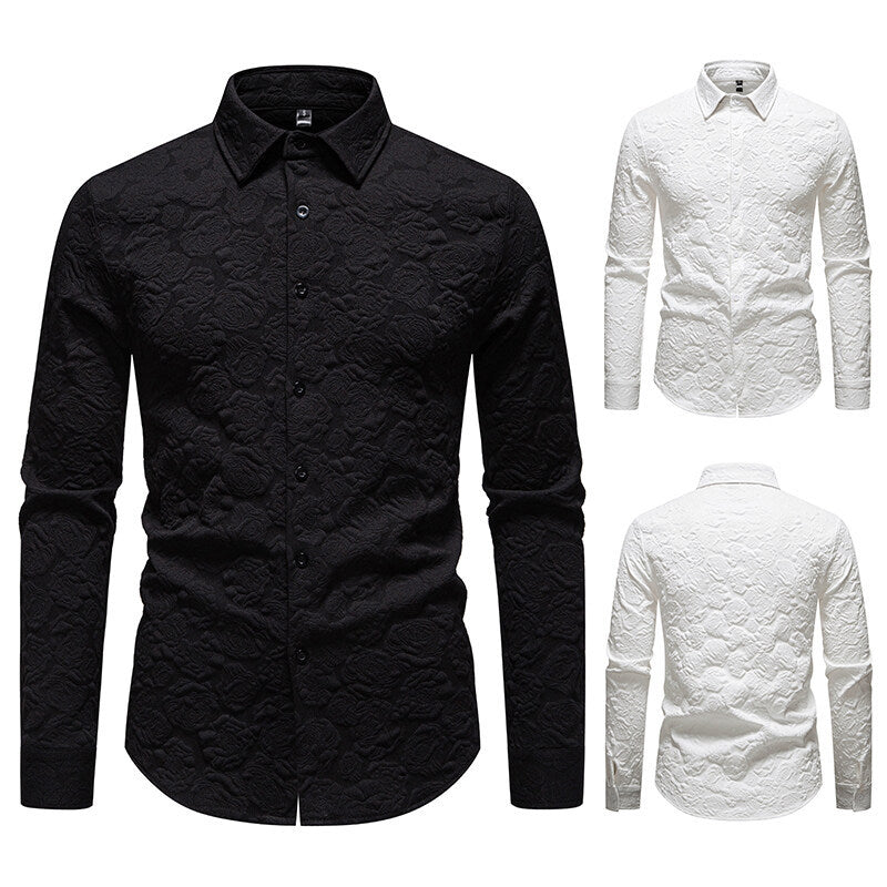 Herren Hemd mit strukturiertem Design Aliams