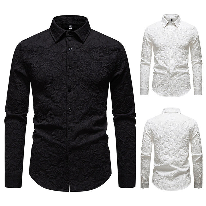 Herren Hemd mit strukturiertem Design Aliams