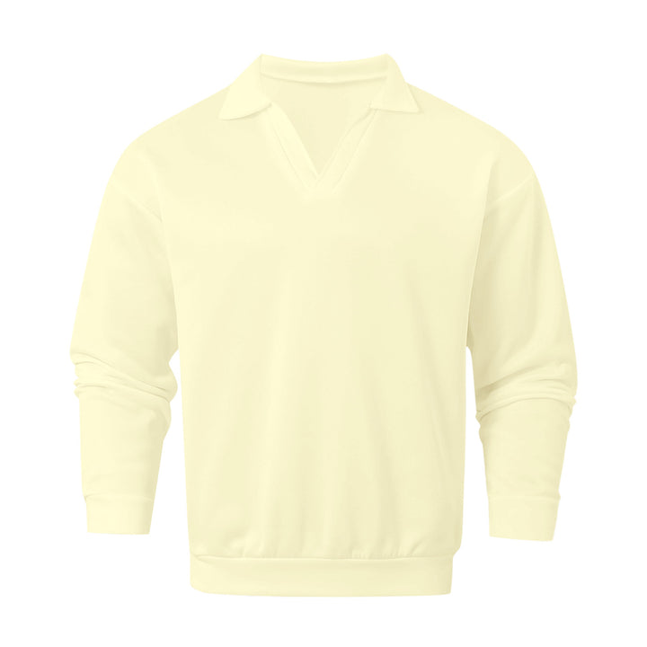 Herren Pullover mit V-Ausschnitt und Langarm Aliams