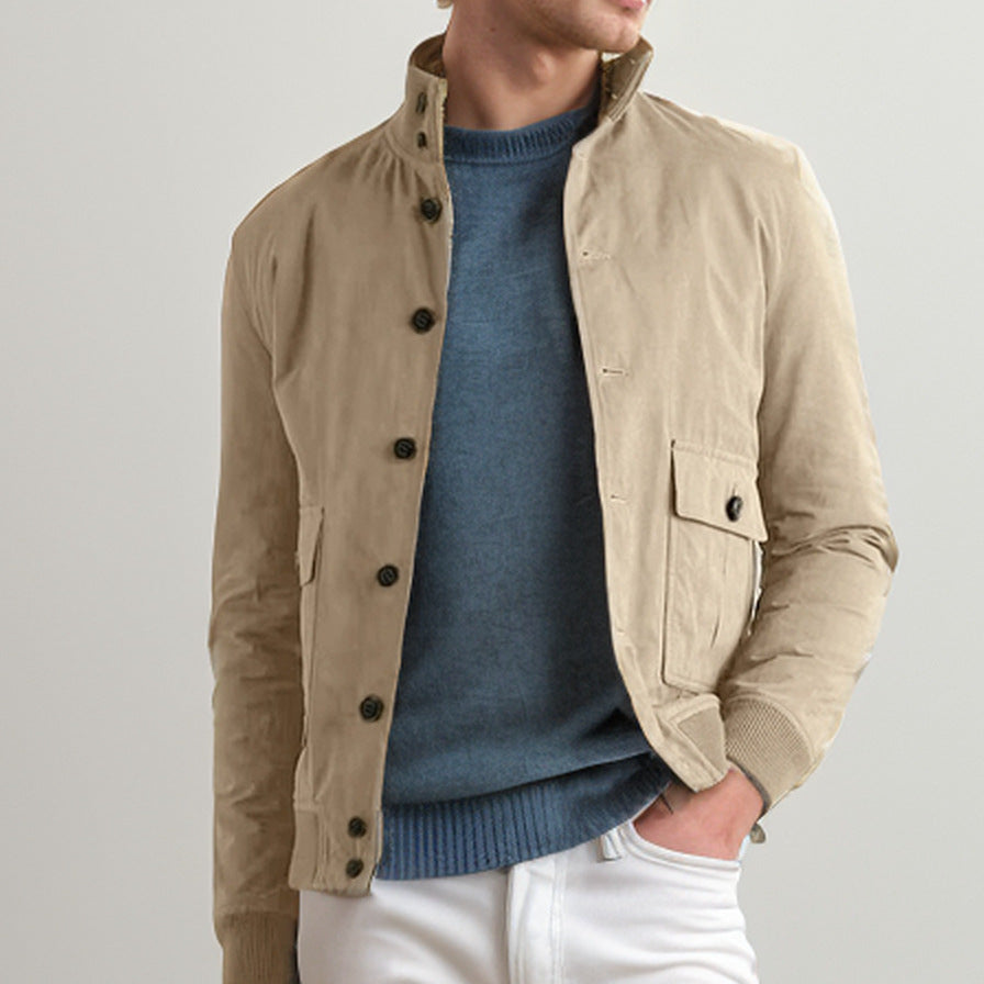 Herren Utility-Jacke mit mehreren praktischen Taschen Aliams