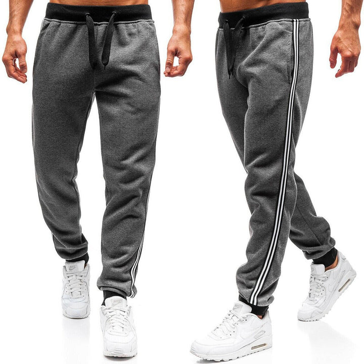 Herren Sportliche Sweatpants mit seitlichen Streifen Aliams