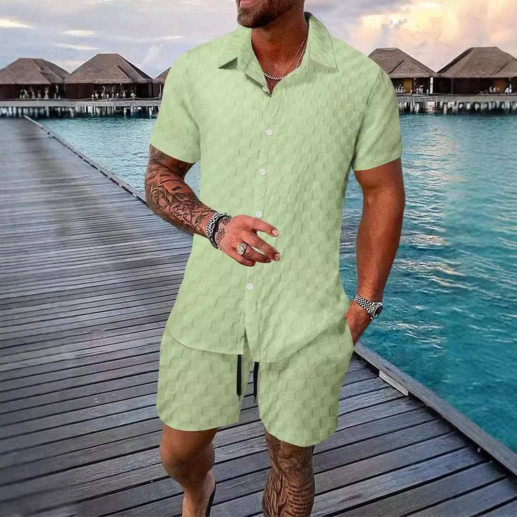 Herren Texturiertes Urlaubsoutfit Aliams