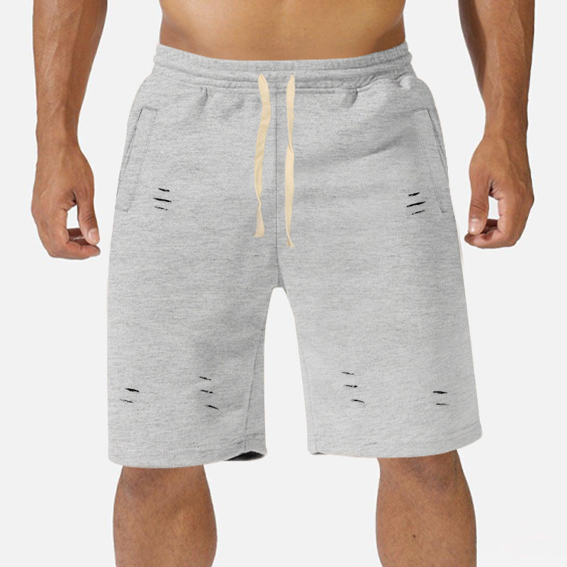 Herren Baumwoll-Shorts mit verstellbarem Bund und modischen Akzenten Aliams