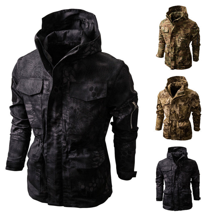 Herren Outdoor-Jacke mit camouflage Design und praktischen Taschen Aliams