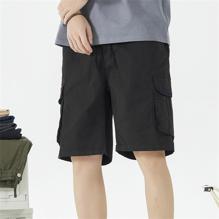 Herren funktionale Cargo-Shorts mit zahlreichen Taschen Aliams