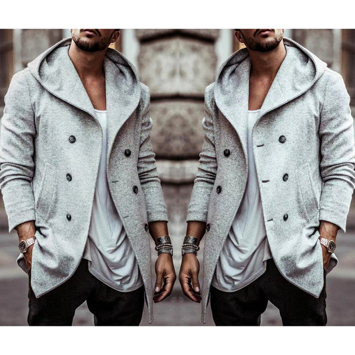Herren Urbaner Doppelreiher Mantel Aliams
