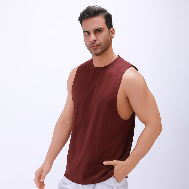 Herren Atmungsaktives Sporttanktop mit schmalen Trägern Aliams