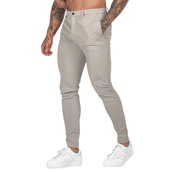Herren elegante Slim-Fit Chino-Hose mit innovativer Stretch-Technologie Aliams