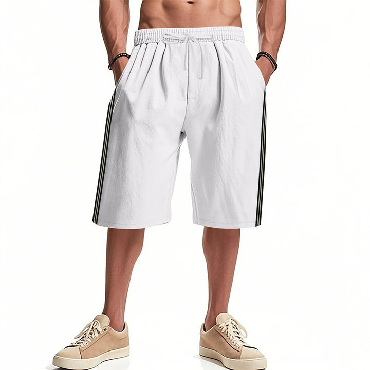 Herren Sportliche Freizeithosen mit elastischem Bund und funktionalen Seitentaschen Aliams