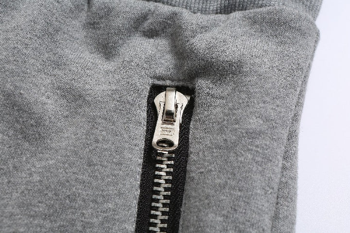 Herren Sportliche Jogginghose im modernen Design mit seitlichen Reißverschlüssen Aliams