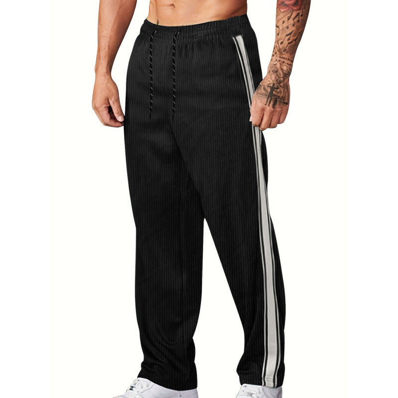 Herren Sportliche Freizeithose mit seitlichen Streifen Aliams