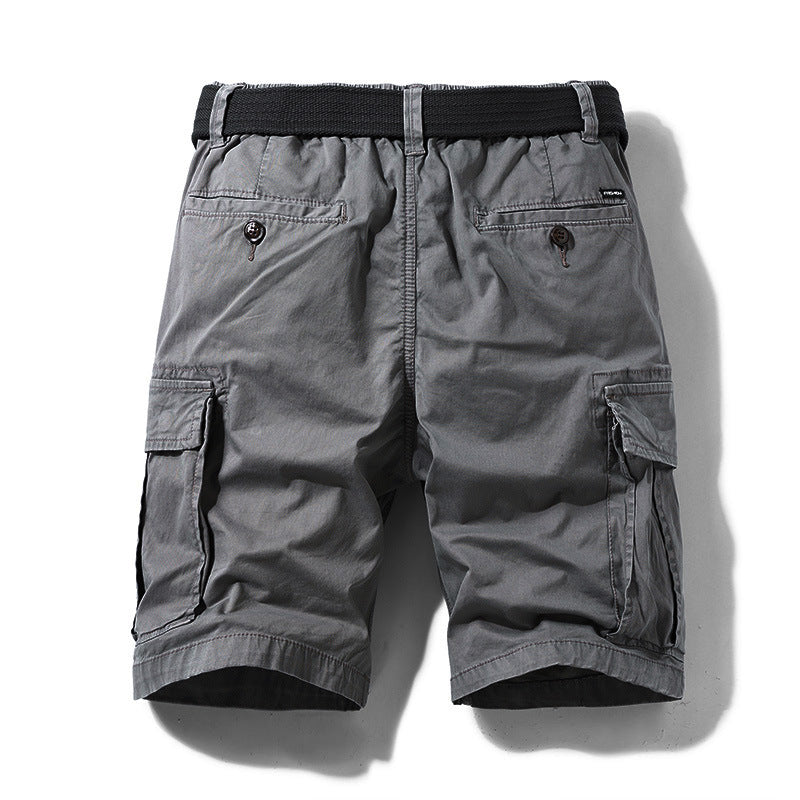 Herren Cargoshorts im urbanen Design mit multifunktionalen Taschen und verstellbarem Bund Aliams