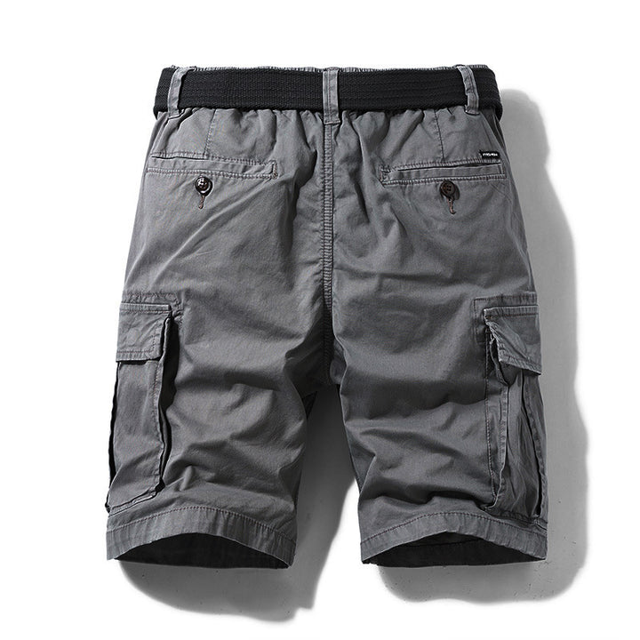 Herren Cargoshorts im urbanen Design mit multifunktionalen Taschen und verstellbarem Bund Aliams
