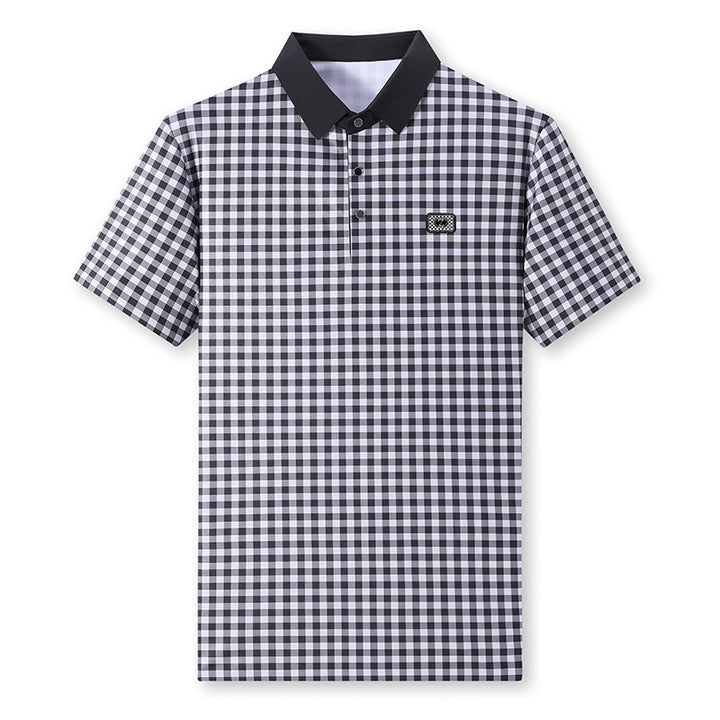 Herren Karomuster Poloshirt Aliams