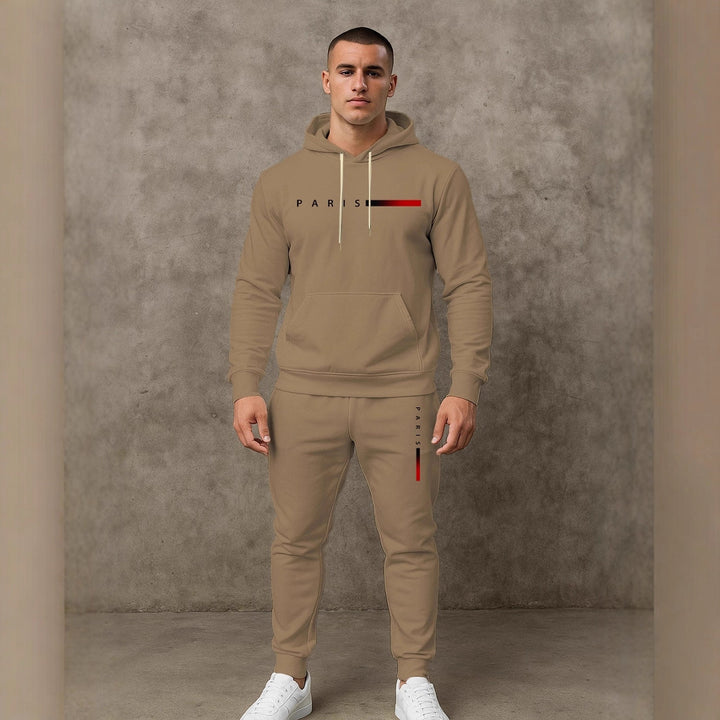Herren sportlicher Hoodie und Jogginghose Set Aliams