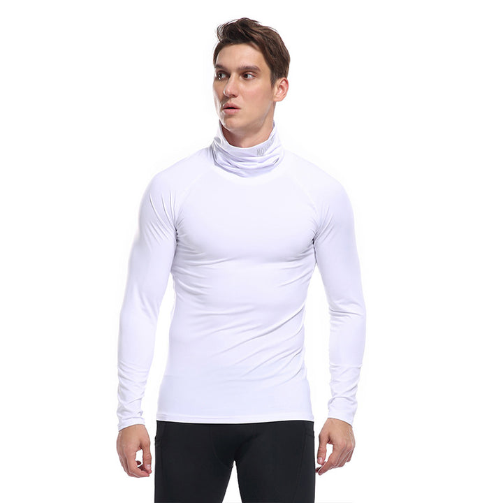 Herren Funktionsoberteil mit hohem Kragen und feuchtigkeitsableitender Technologie Aliams