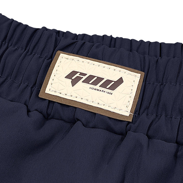 Herren elegante Freizeit-Hosen mit lockerer Passform und elastischem Bund Aliams