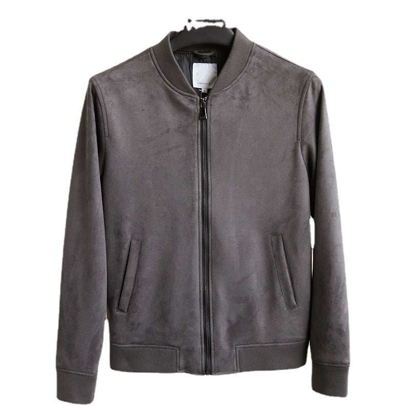 Herren elegante und bequeme Wildlederjacke Hedi-Mode