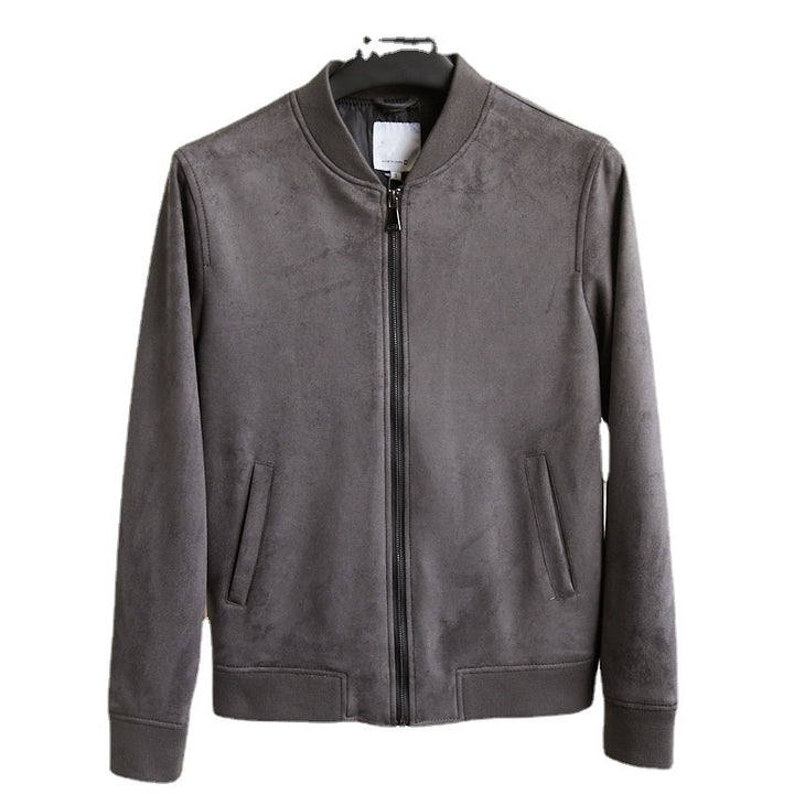 Herren elegante und bequeme Wildlederjacke Hedi-Mode