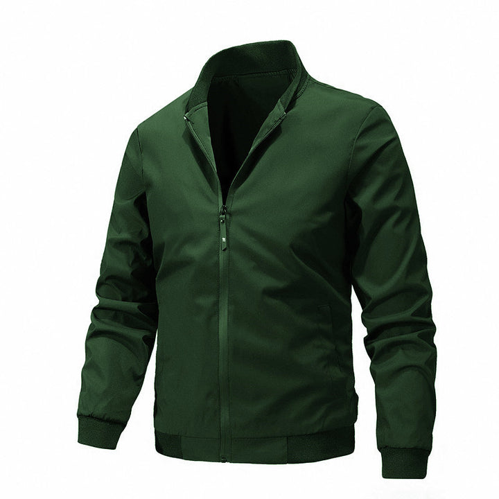 Herren stylische Übergangsjacke mit elastischen Ärmelbündchen und atmungsaktiven Materialien Aliams