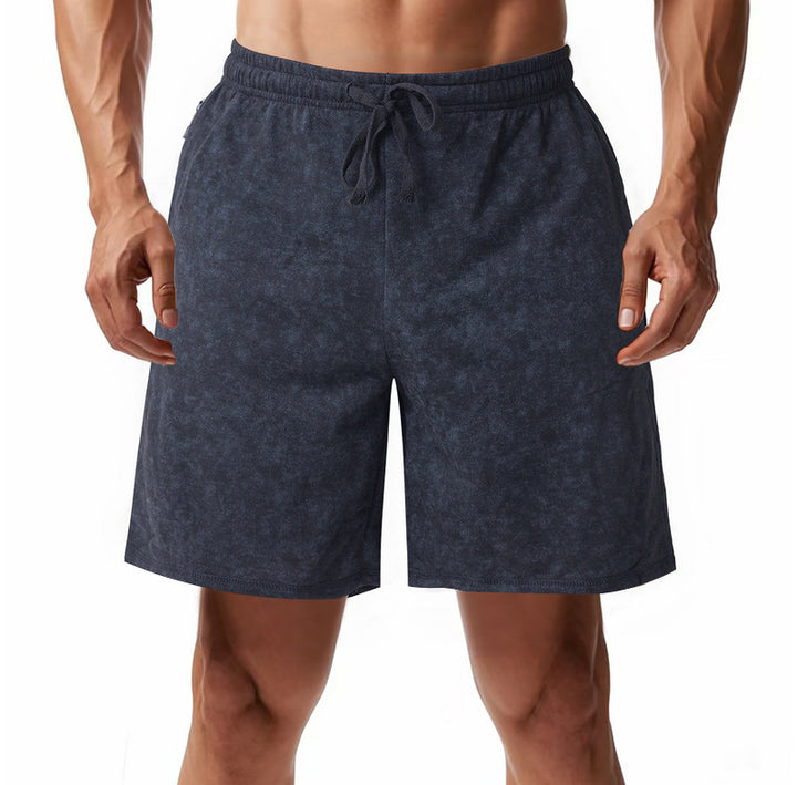 Herren bequeme Freizeit-Shorts aus sanftem Stoff mit verstellbarem Kordelzug Aliams