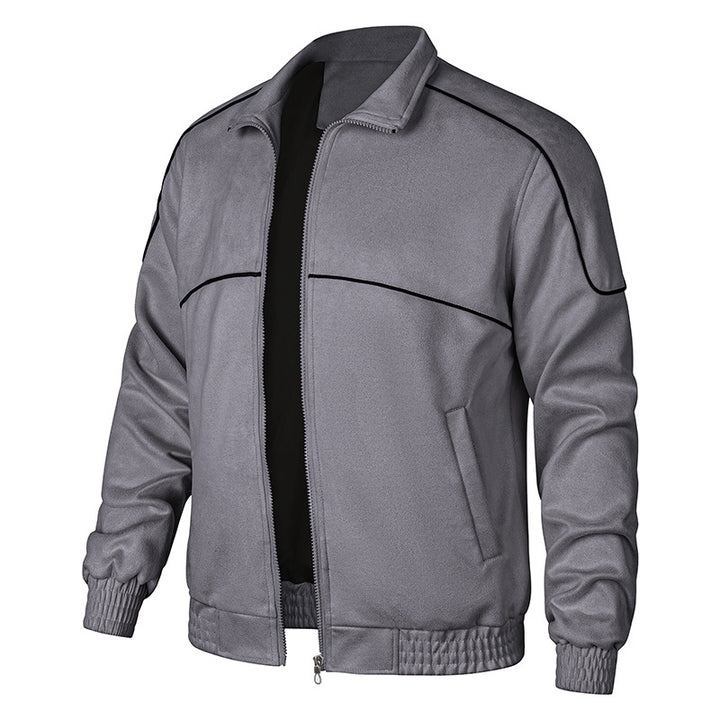 Herren stilvolle Übergangsjacke mit elastischen Bündchen Aliams