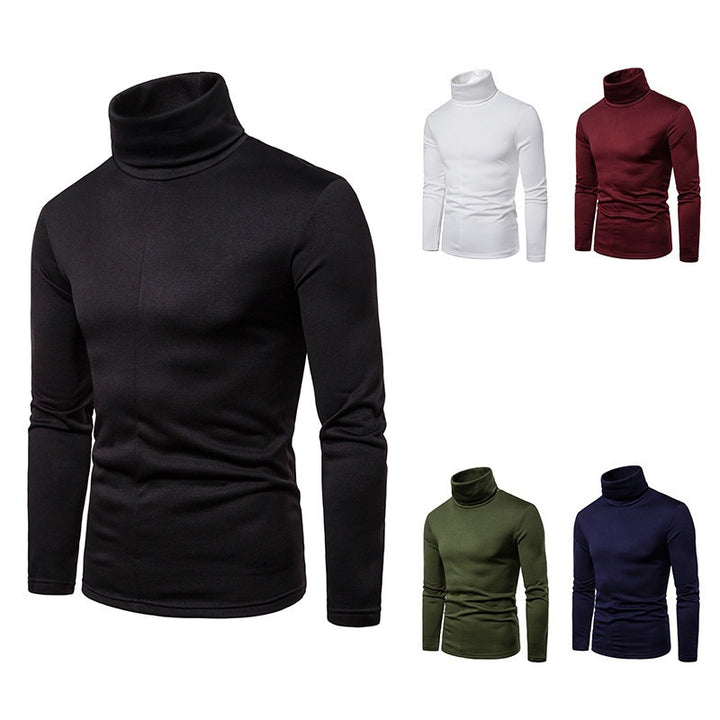 Herren Rollkragenpullover aus weichem Strickmaterial Aliams