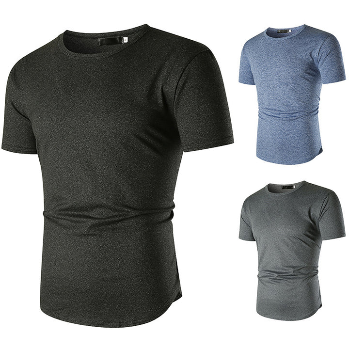 Herren sportliches T-Shirt mit atmungsaktiver Funktionsfaser und bequemer Passform Aliams