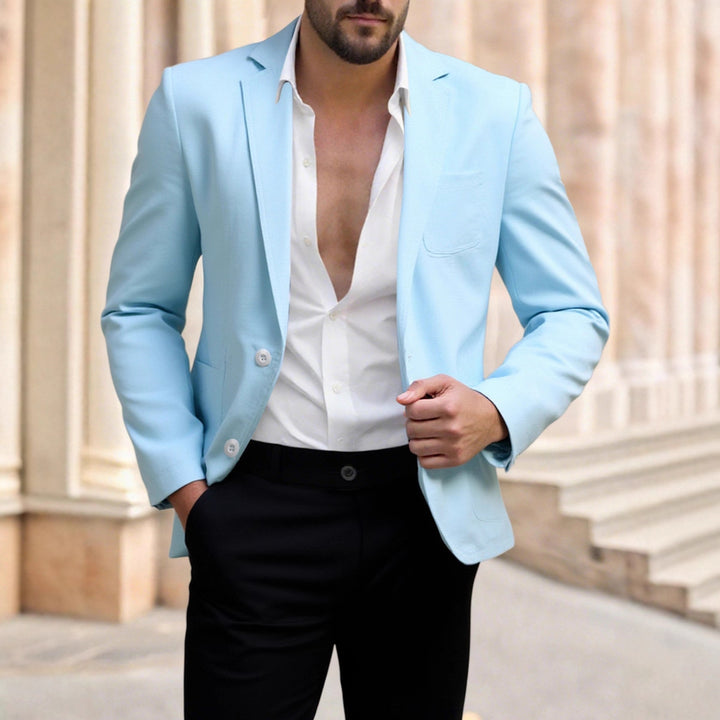 Herren eleganter Blazer mit modernem Schnitt Aliams