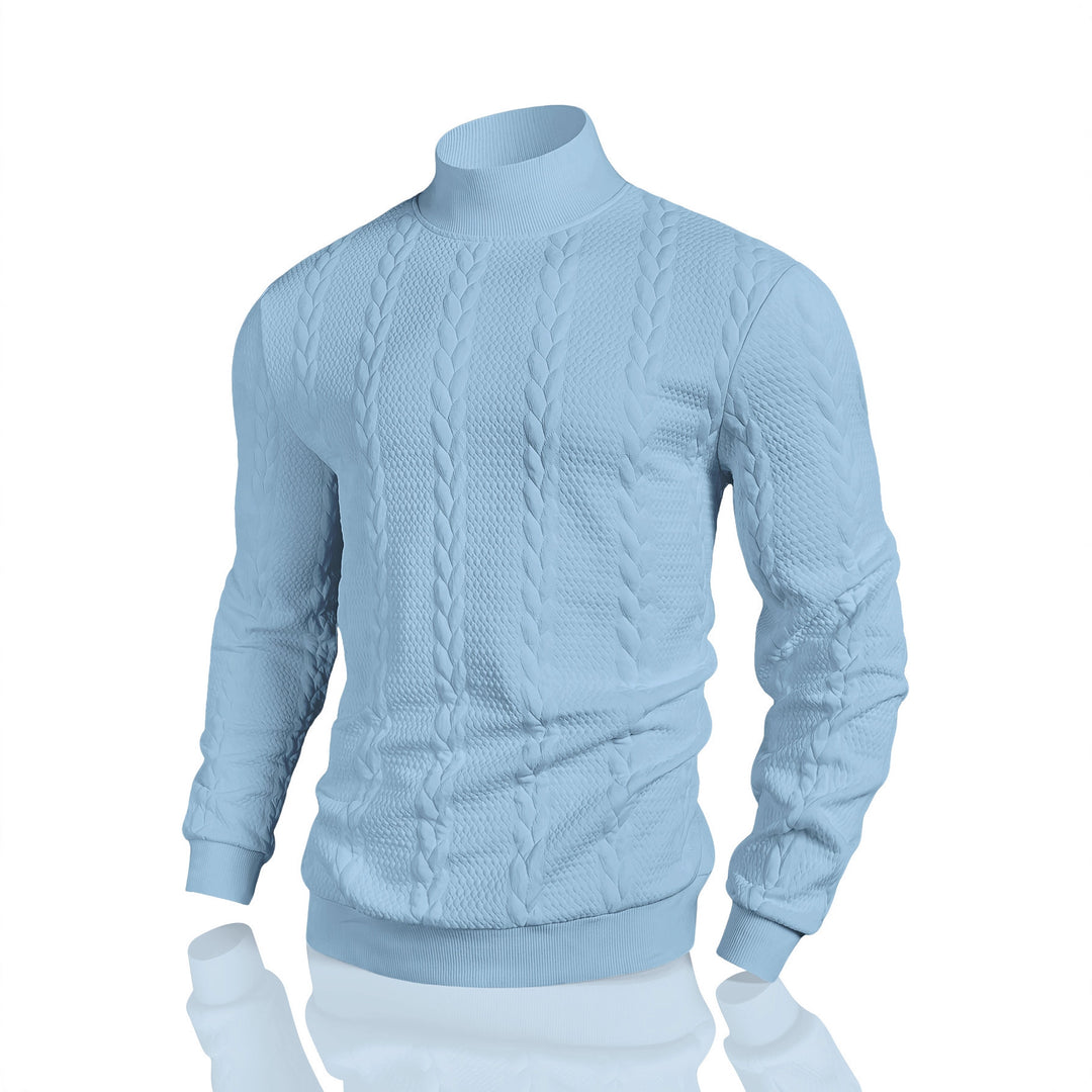 Herren Strickpullover mit hohem Kragen Aliams