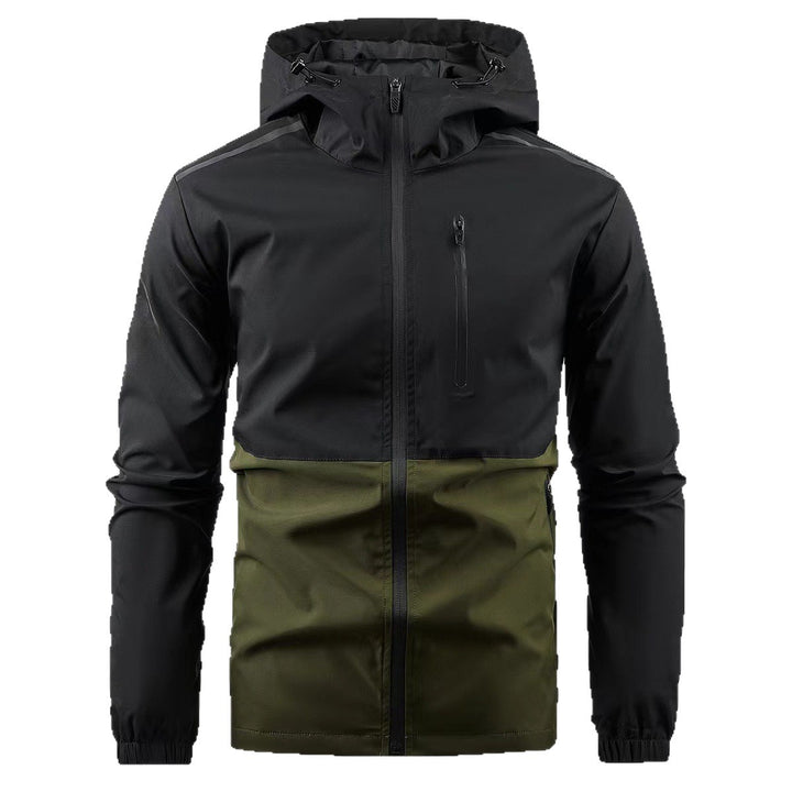 Herren atmungsaktive Funktionsjacke mit Kapuze Aliams