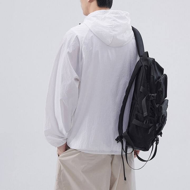 Herren Atmungsaktive Outdoor-Jacke mit Netzdetails Aliams