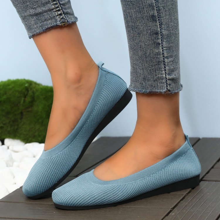 Damen Bequeme Slip-On Ballerinas Aliams