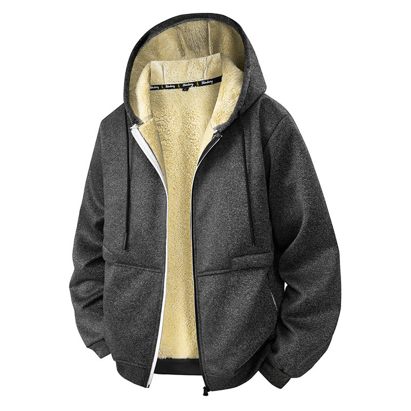 Herren warme Fleecejacke mit funktionalem Schnitt Aliams