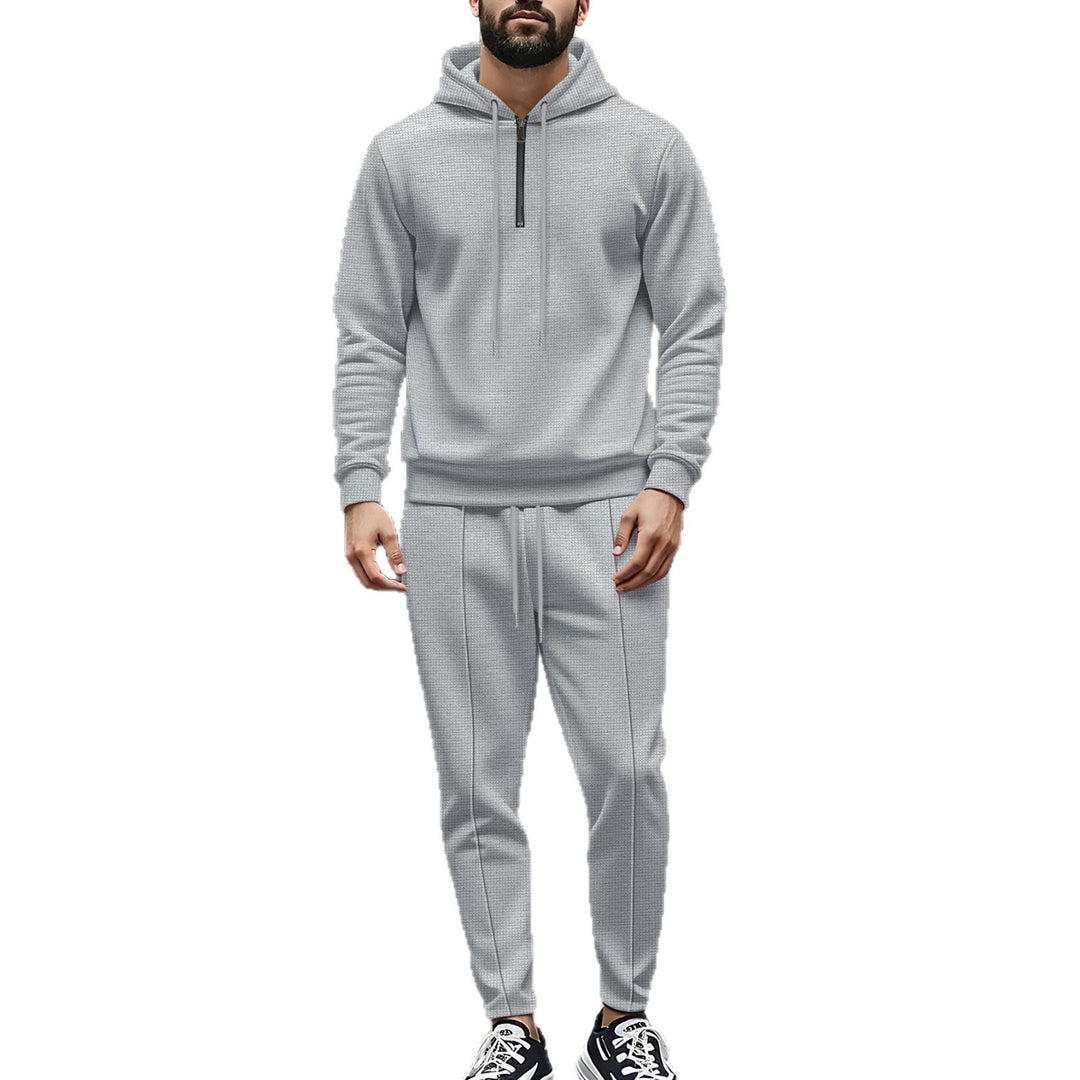 Herren sportlicher Kapuzenpullover mit passenden Jogginghosen Aliams