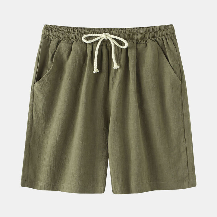 Herren Stoffshorts mit elastischem Bund und seitlichen Taschen Aliams
