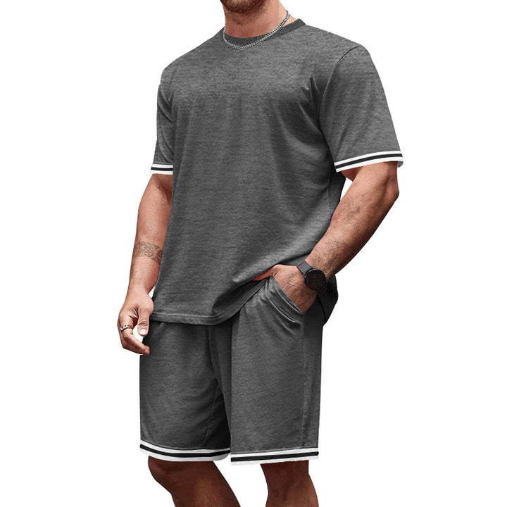 Herren Sportliches Freizeit-Set mit kontrastierenden Details Aliams