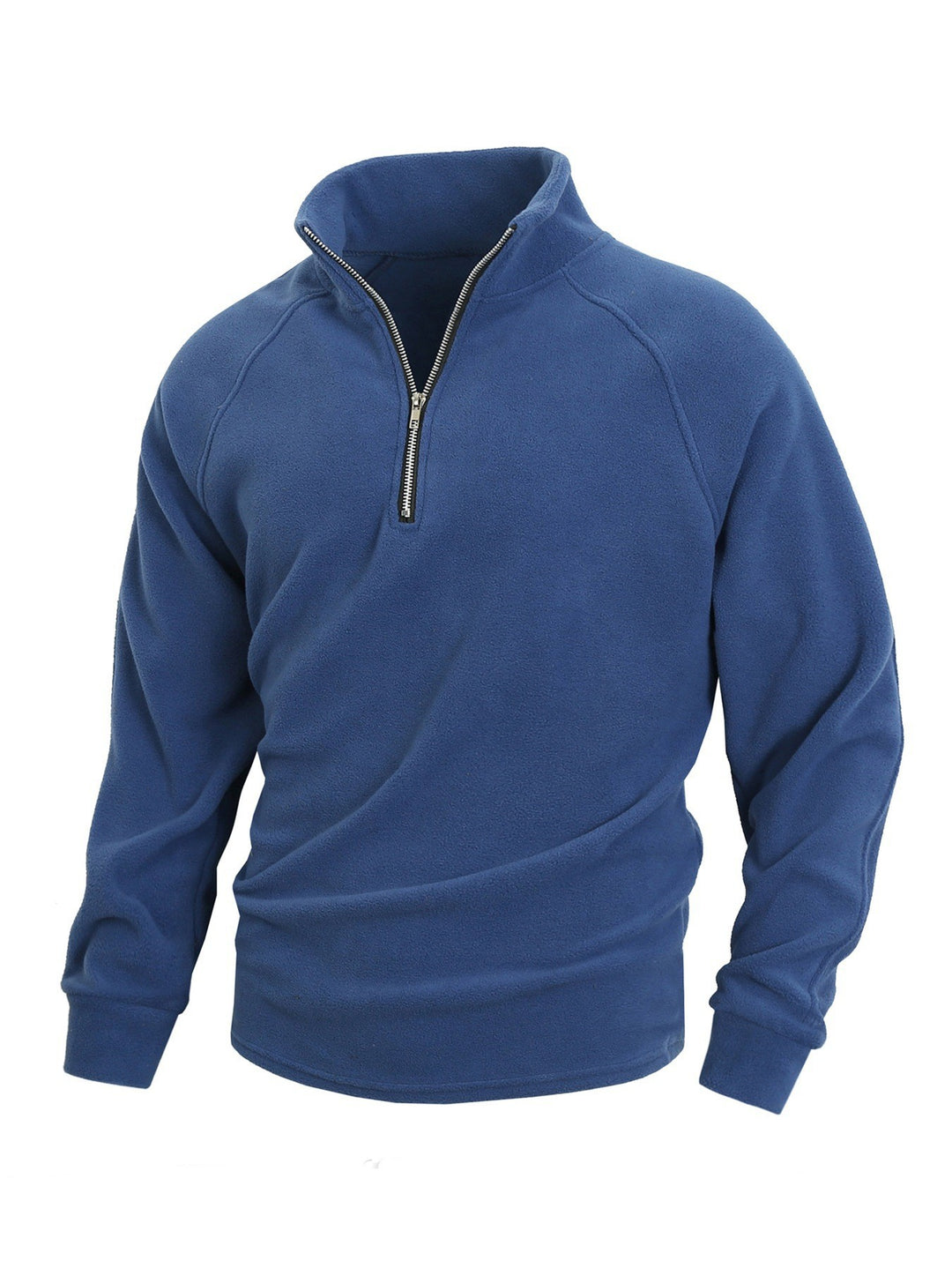 Herren Fleece Pullover mit halbem Reißverschluss Aliams