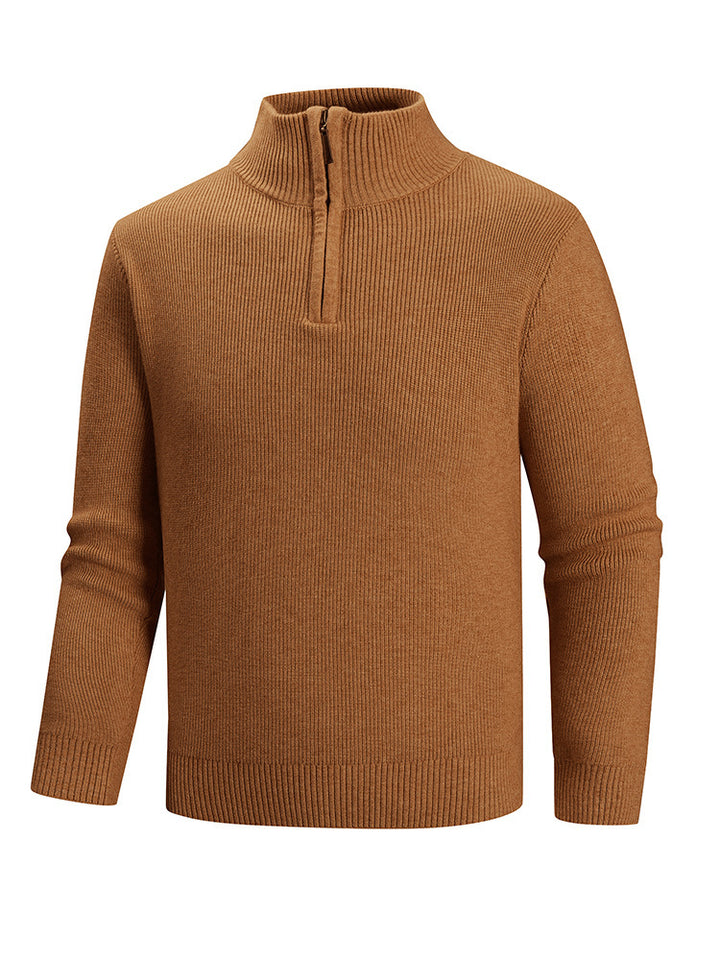 Herren Strickpullover mit hohem Kragen Aliams
