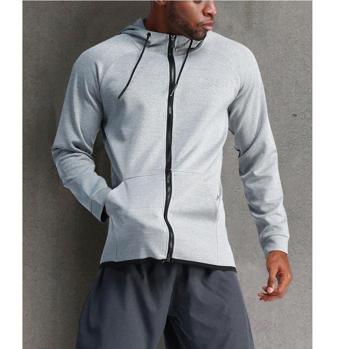 Herren Sportjacke mit Kapuze und praktischen Taschen Aliams