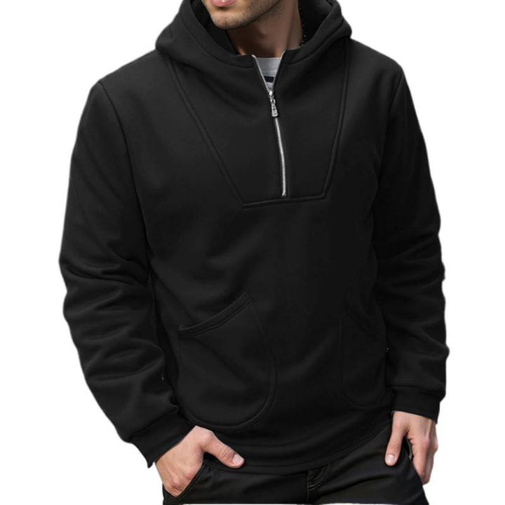 Herren Kapuzenpullover mit innovativem Design und praktischem Reißverschluss Aliams