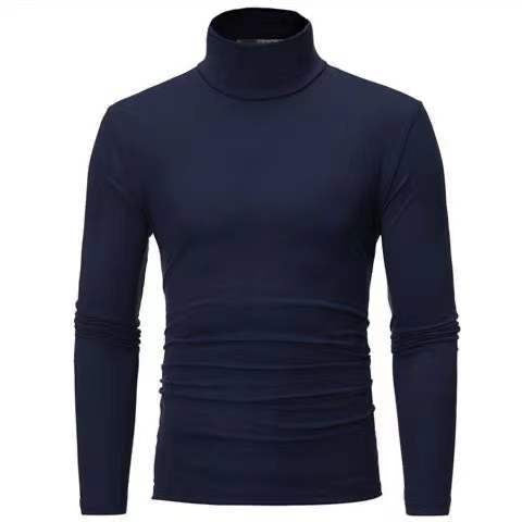 Herren Rollkragenpullover aus elastischem Material mit eng anliegendem Schnitt Aliams