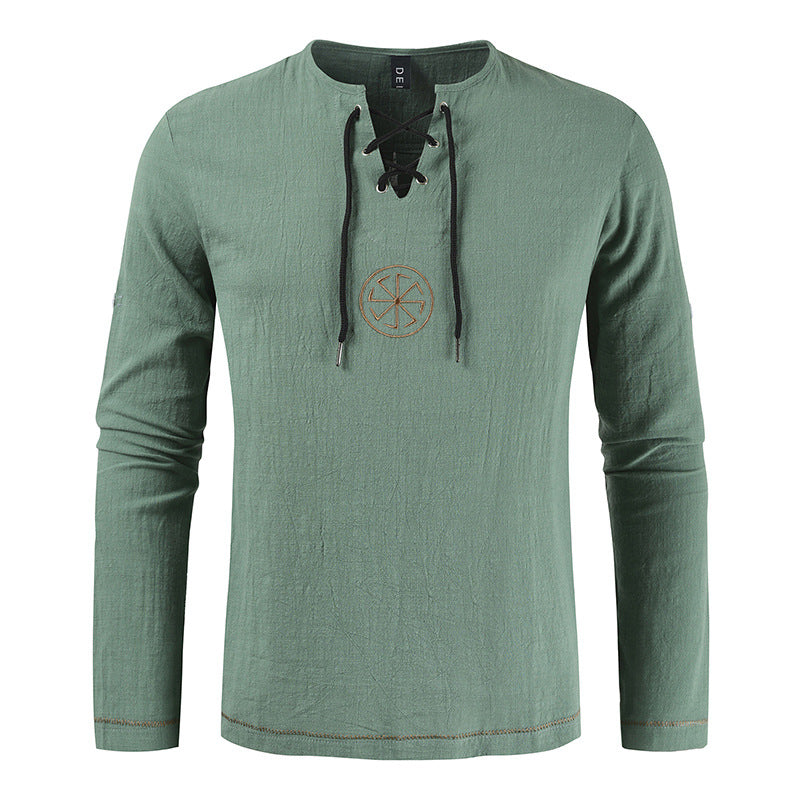 Herren tunikastil Hemd Aliams