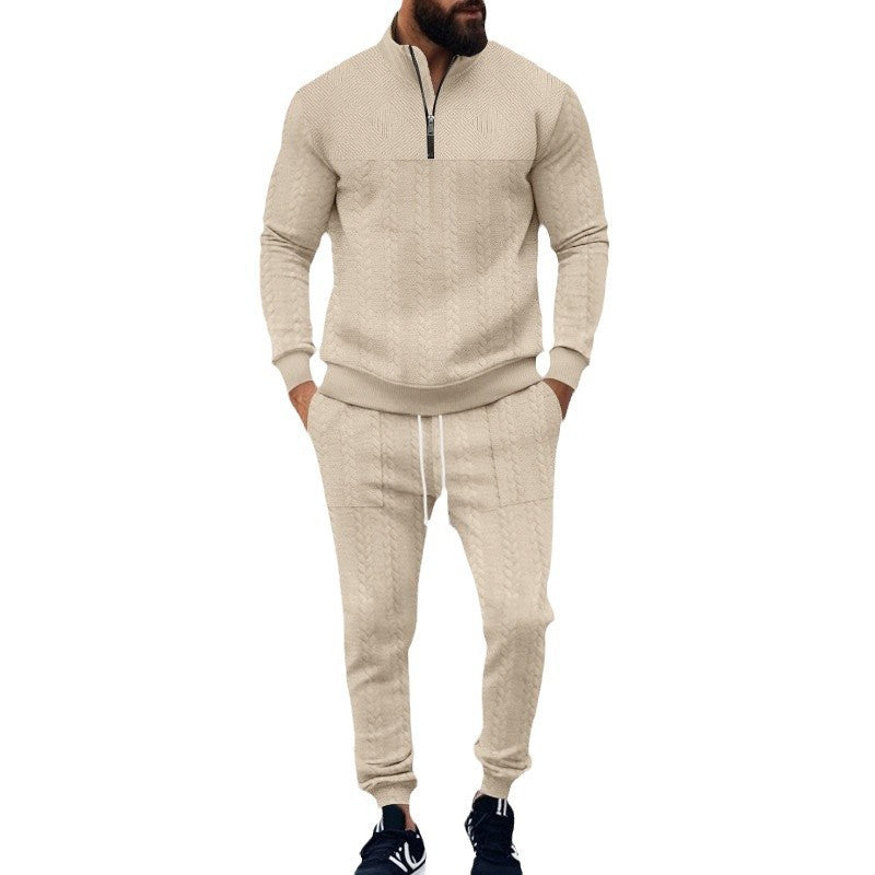 Herren Sportliches Freizeit-Set aus atmungsaktivem Material mit strukturiertem Design Aliams