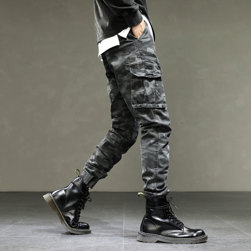 Herren Cargohose mit praktischen Taschen und elastischem Bündchen Aliams