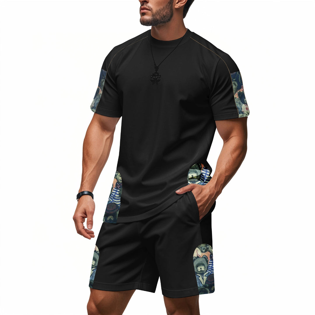 Herren Sportanzug mit einzigartigem Muster und atmungsaktivem Material Aliams