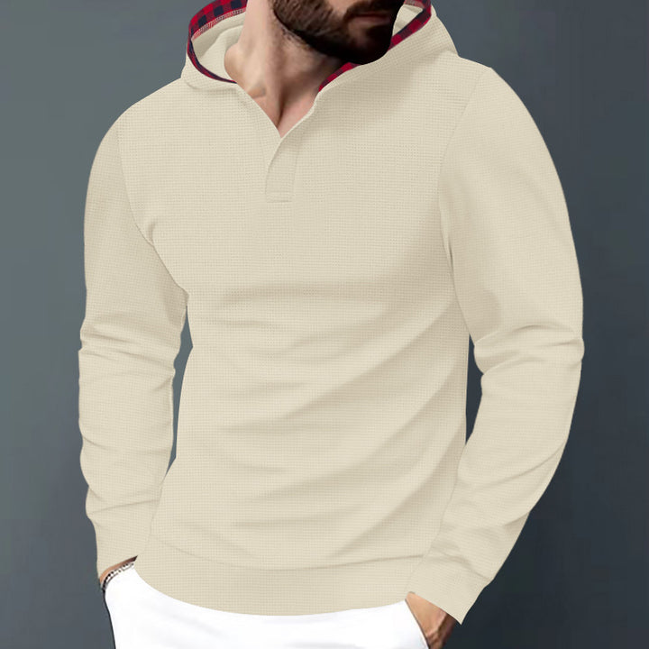 Herren Kapuzensweater mit strukturiertem Design und komfortablem Schnitt Aliams